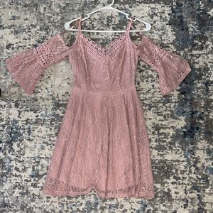 Cold shoulder dress